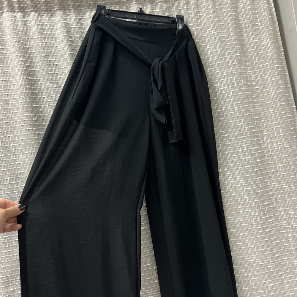 Charlotte Russe Sheer Dressy Pants